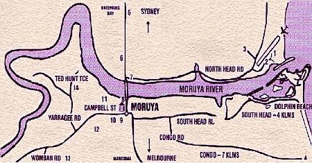 Map of Moruya Area